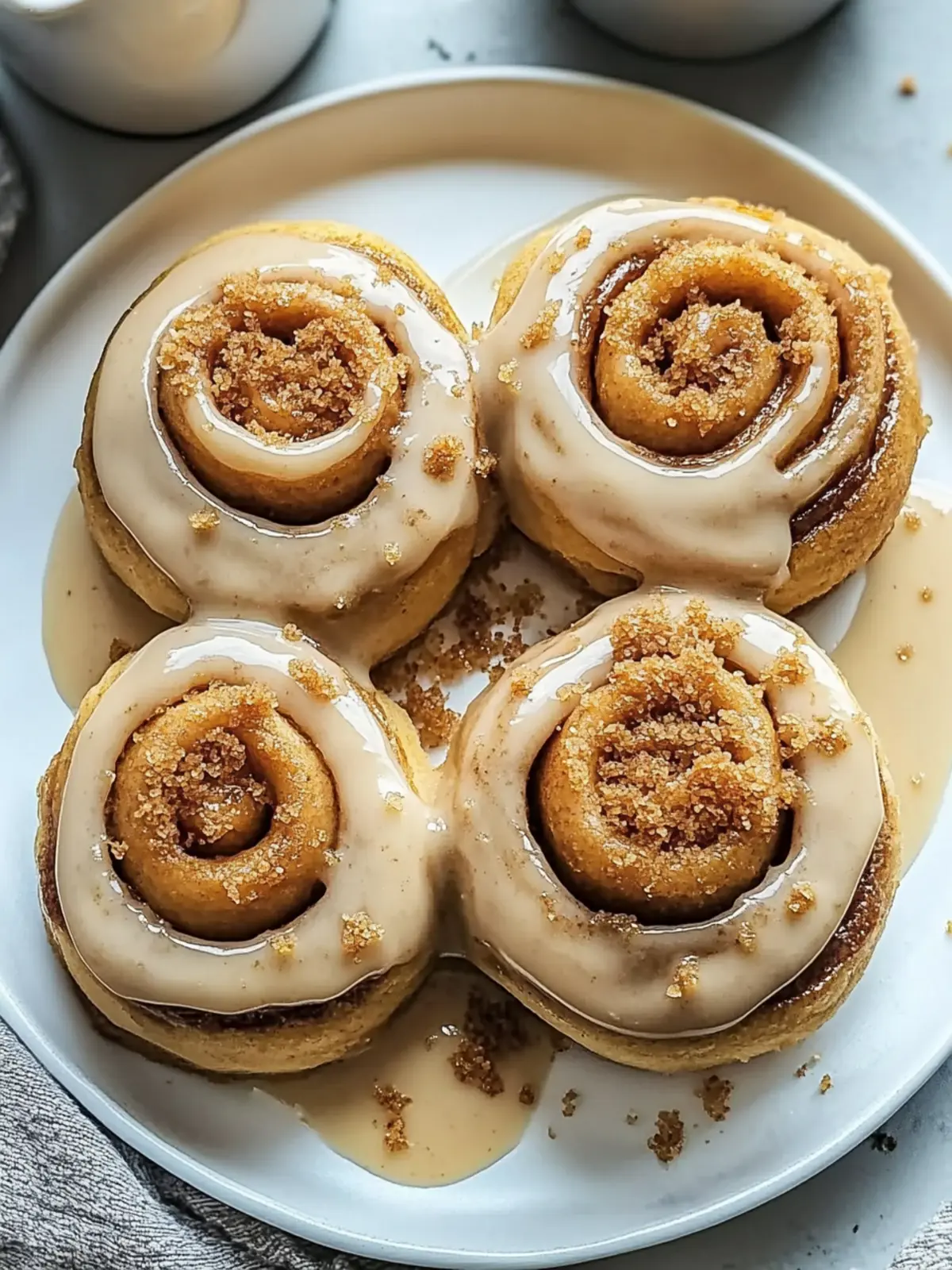 Soft & Fluffy Biscoff Cookie Butter Cinnamon Rolls to Savor 3 Soft & Fluffy Biscoff Cookie Butter Cinnamon Rolls