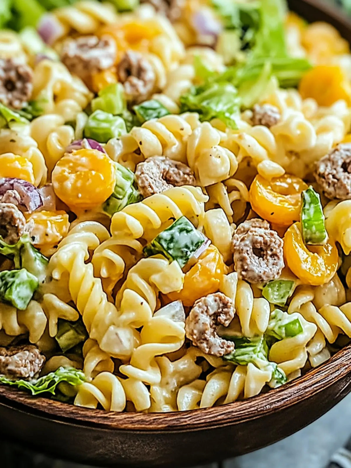 Big Mac Pasta Salad Recipe: Your New Favorite Summer Dish 3 Big Mac Pasta Salad Recipe