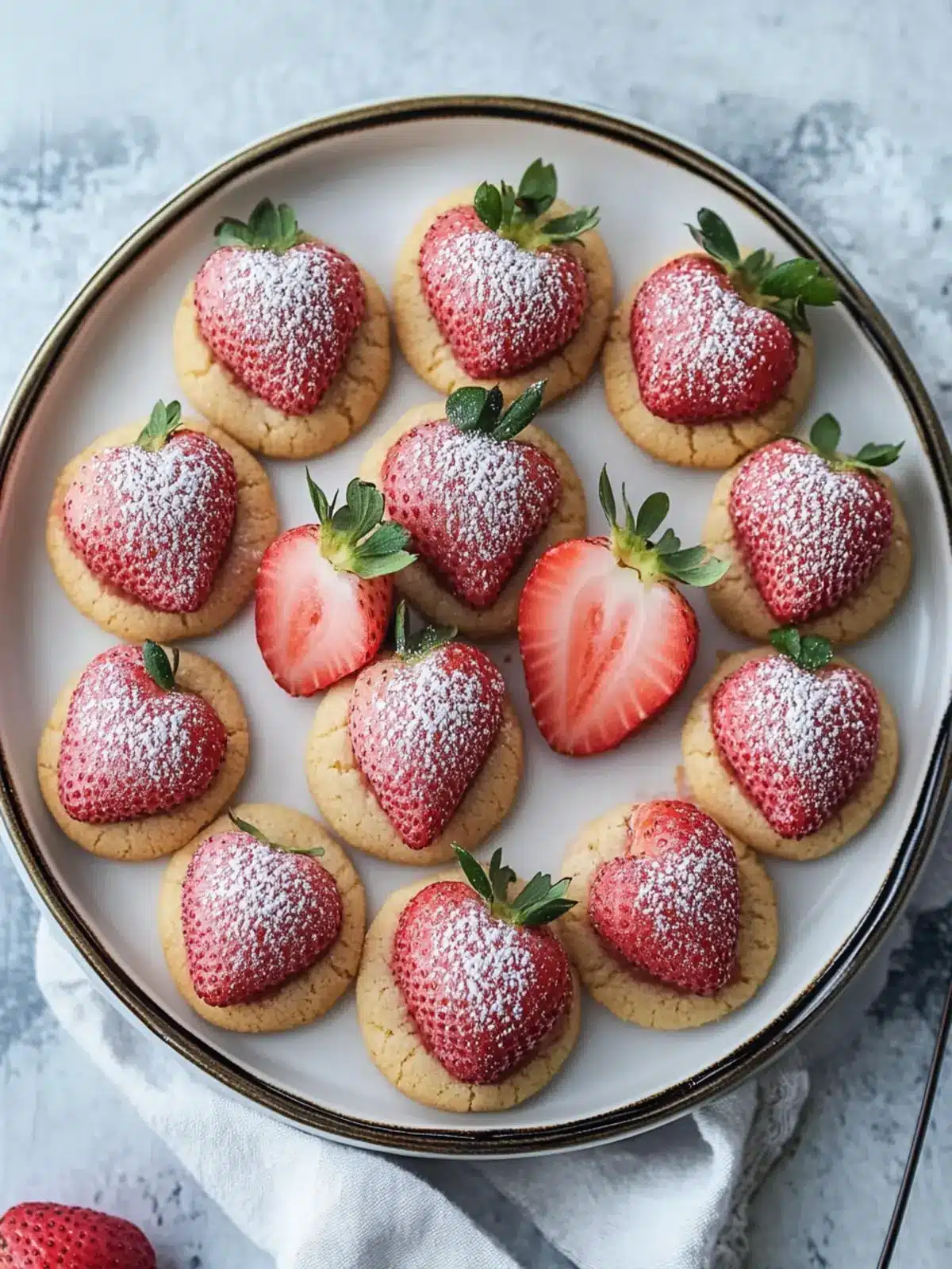 Delicious Strawberry Kiss Cookies for Your Sweet Celebrations 2 Strawberry Kiss Cookies