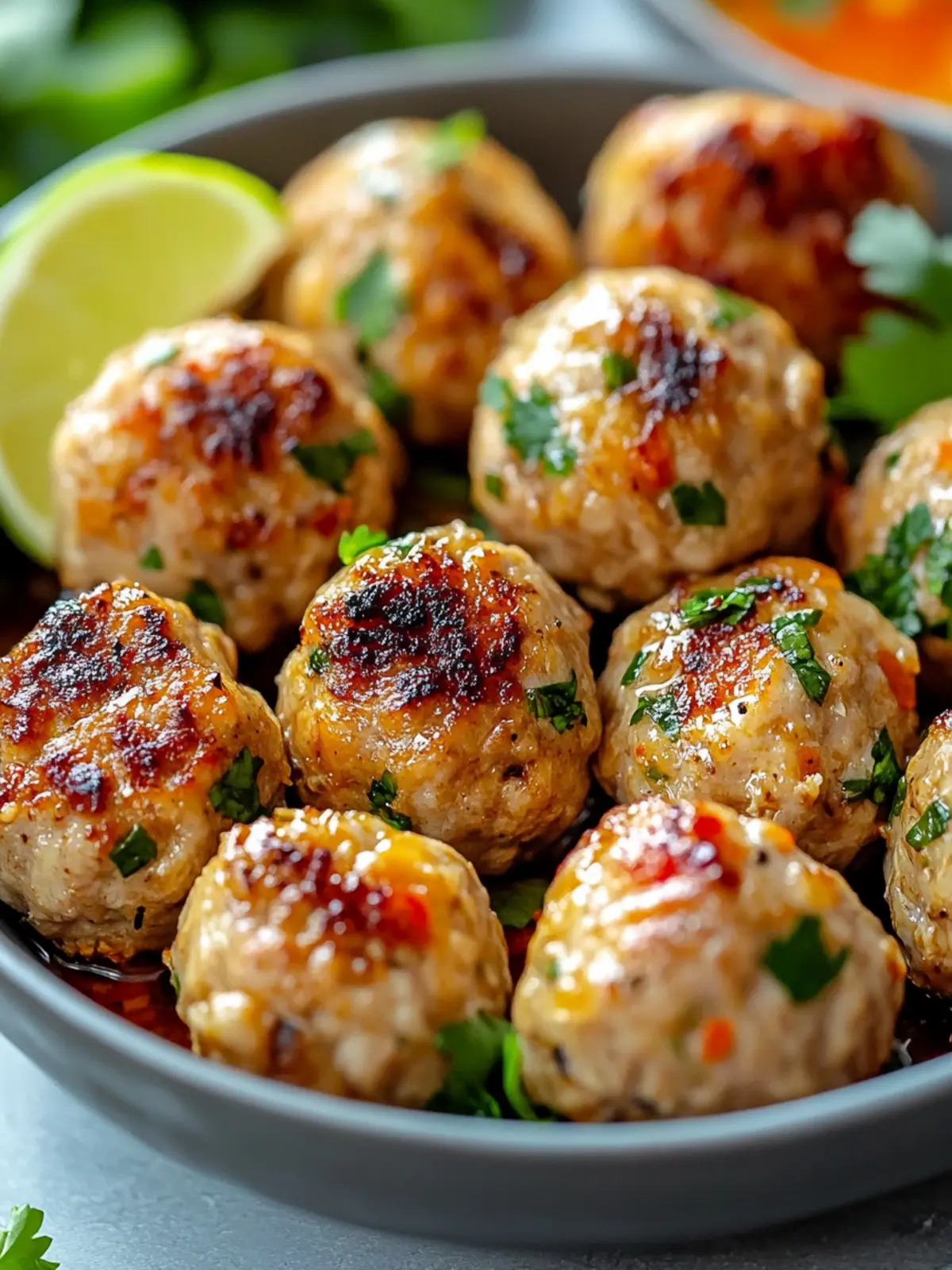 Juicy Thai Chicken Meatballs You'll Crave Weekly for Dinner 3 Juicy Thai Chicken Meatballs You’ll Crave Weekly