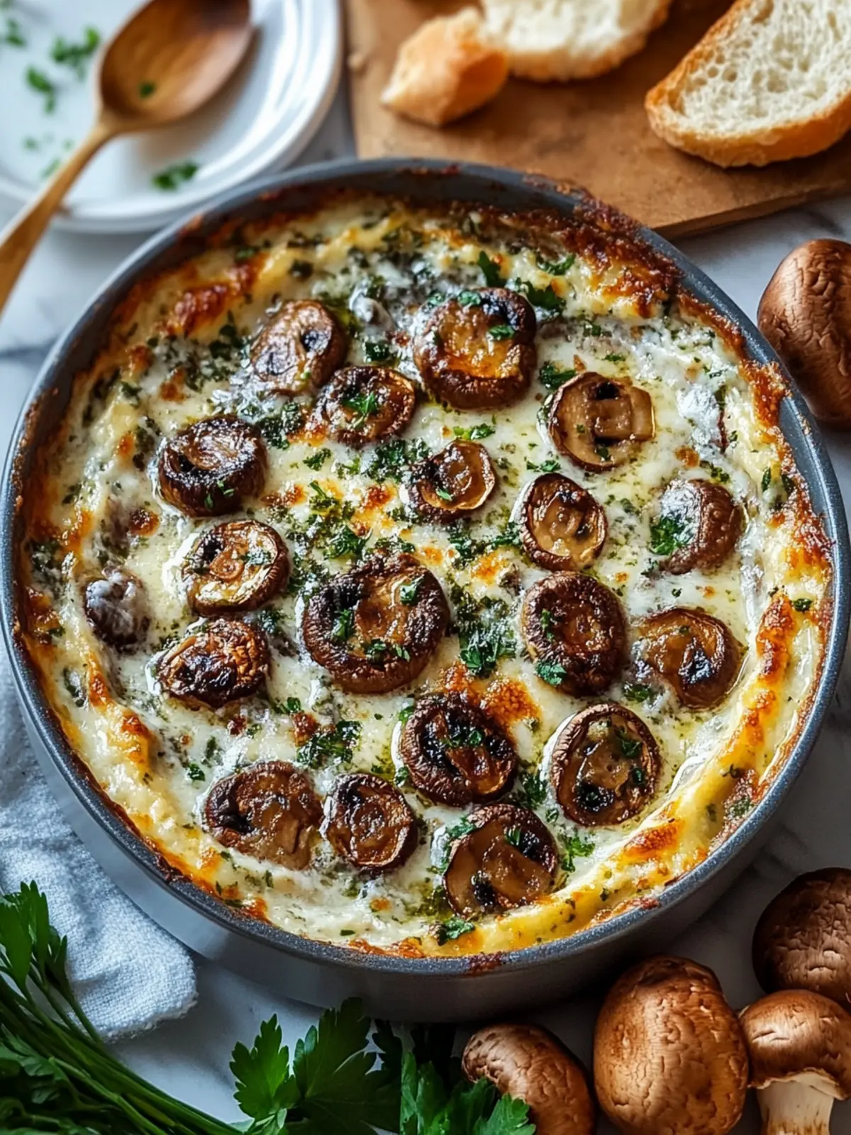 Irresistible Stuffed Mushroom Dip Perfect for Any Gathering 4 Stuffed Mushroom Dip