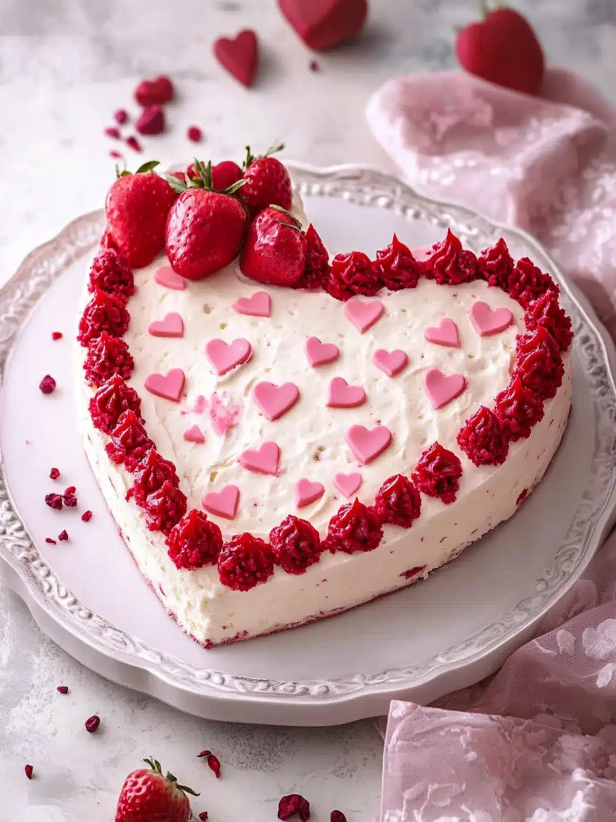 Create a Loving Heart Shaped Cake for a Sweet Valentine’s Day 2 Heart Shaped Cake