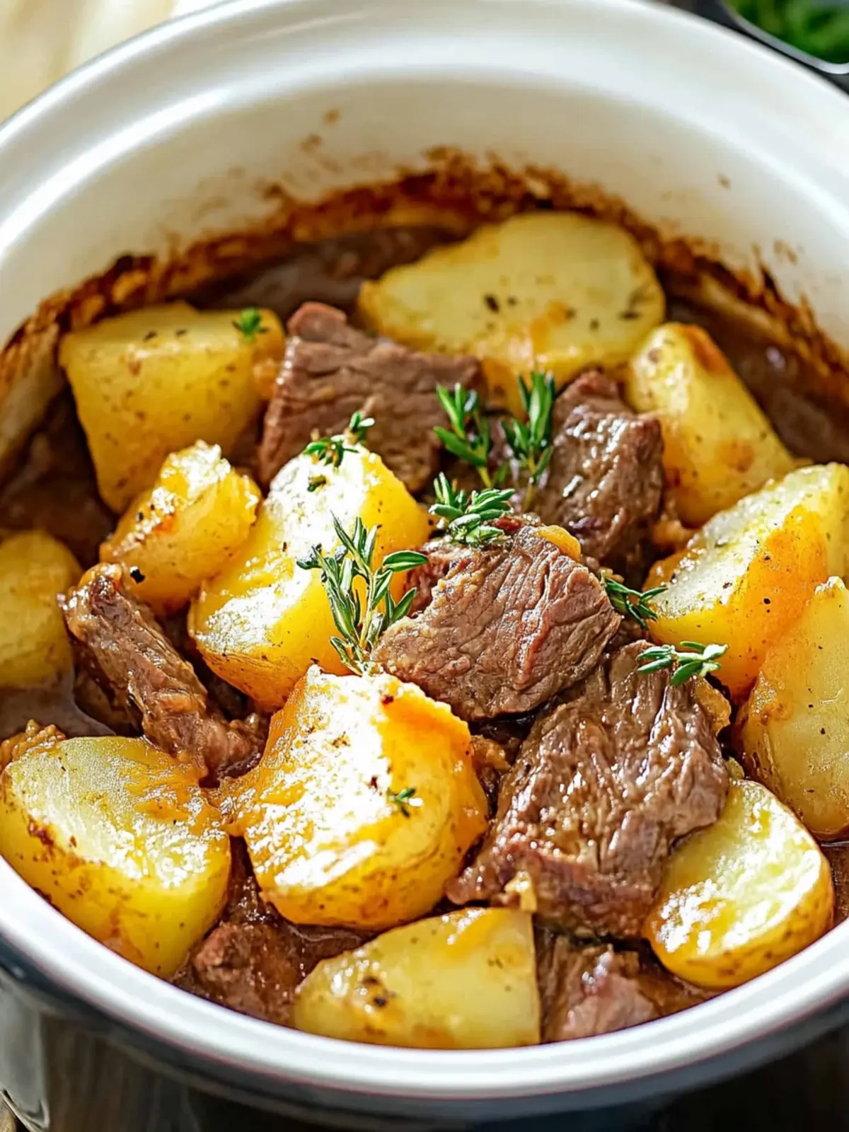 Heavenly Slow Cooker Steak and Cheddar Potato Casserole Delight 2 Slow Cooker Steak and Cheddar Potato Casserole