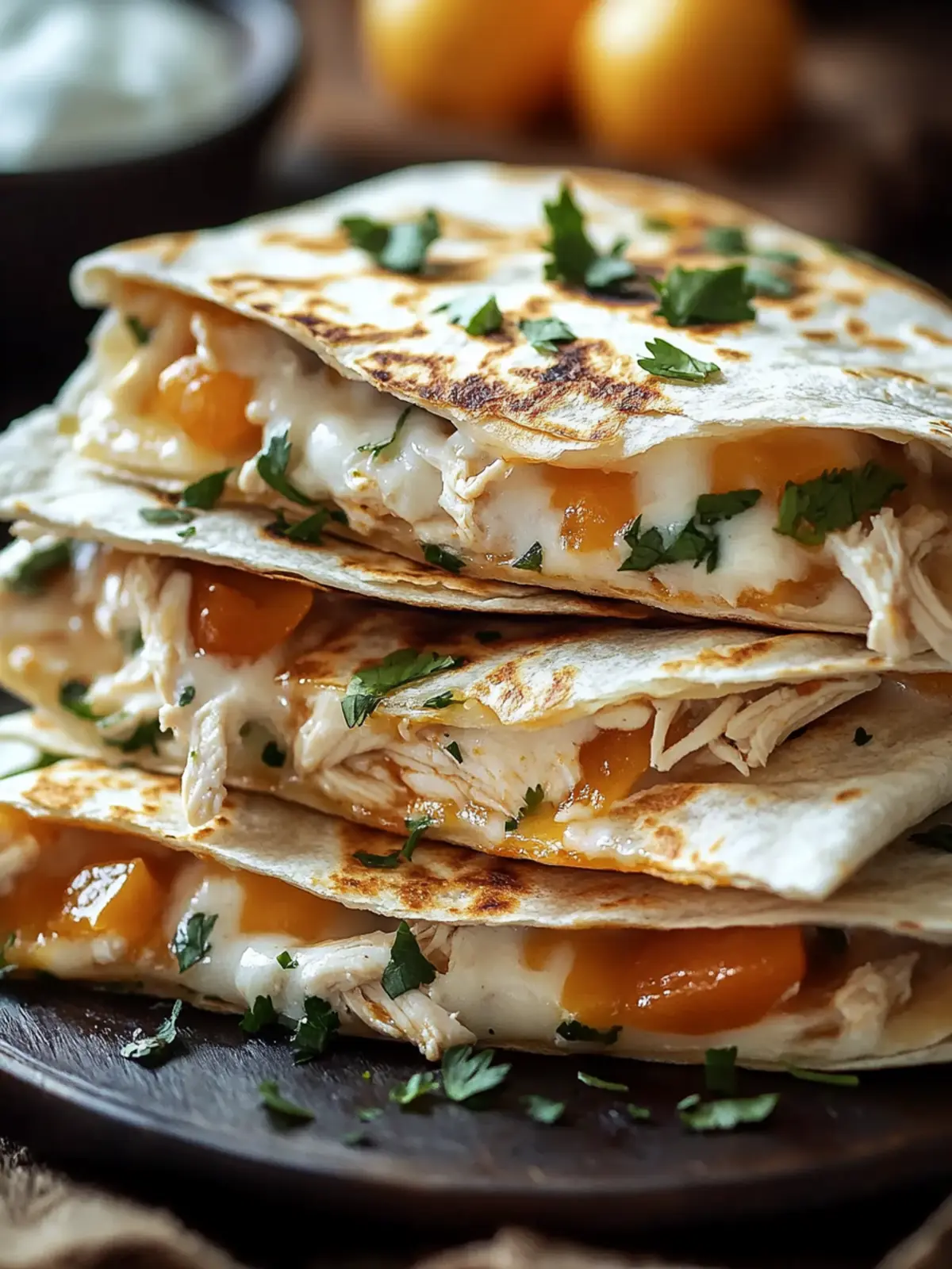 Satisfy Cravings with High-Protein Chicken Ranch Quesadilla 3 High-Protein Chicken Ranch Quesadilla