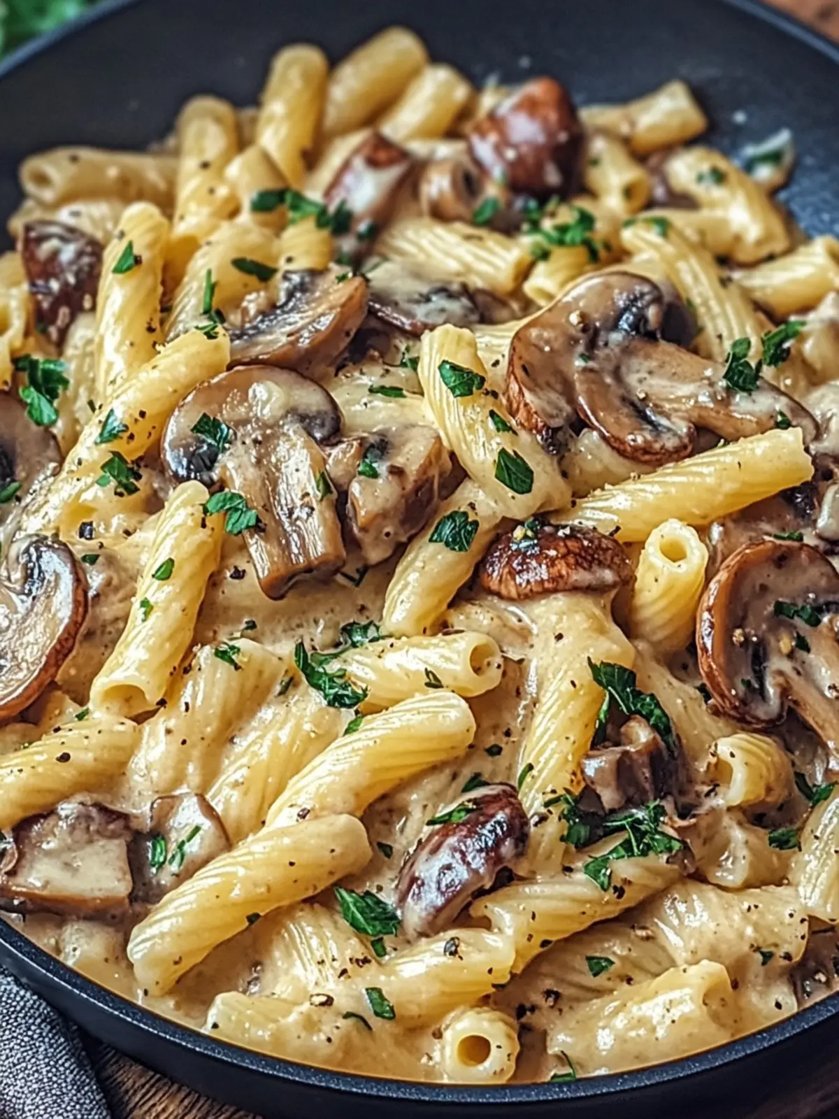 Creamy Tuscan Mushroom Pasta Skillet That's Pure Comfort 5 Creamy Tuscan Mushroom Pasta Skillet