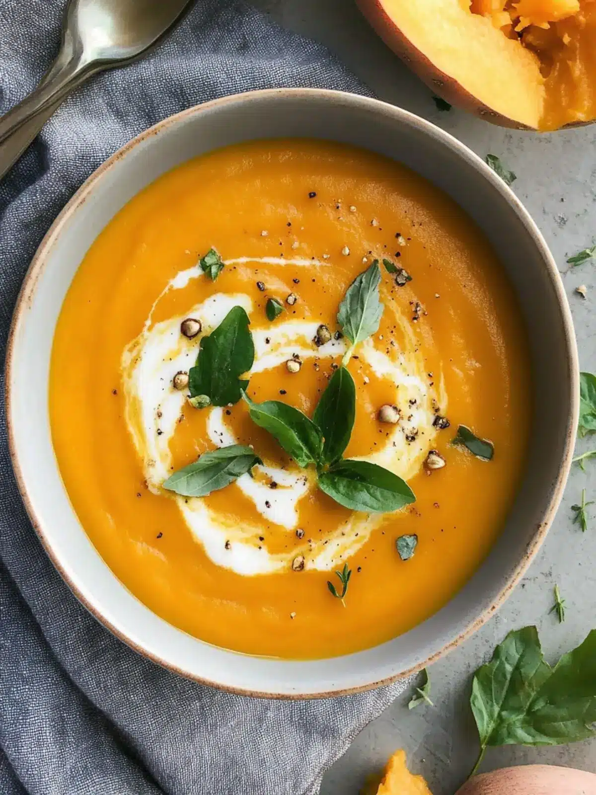 Warm Up with Creamy Pumpkin and Sweet Potato Soup Delight 2 Pumpkin and Sweet Potato Soup