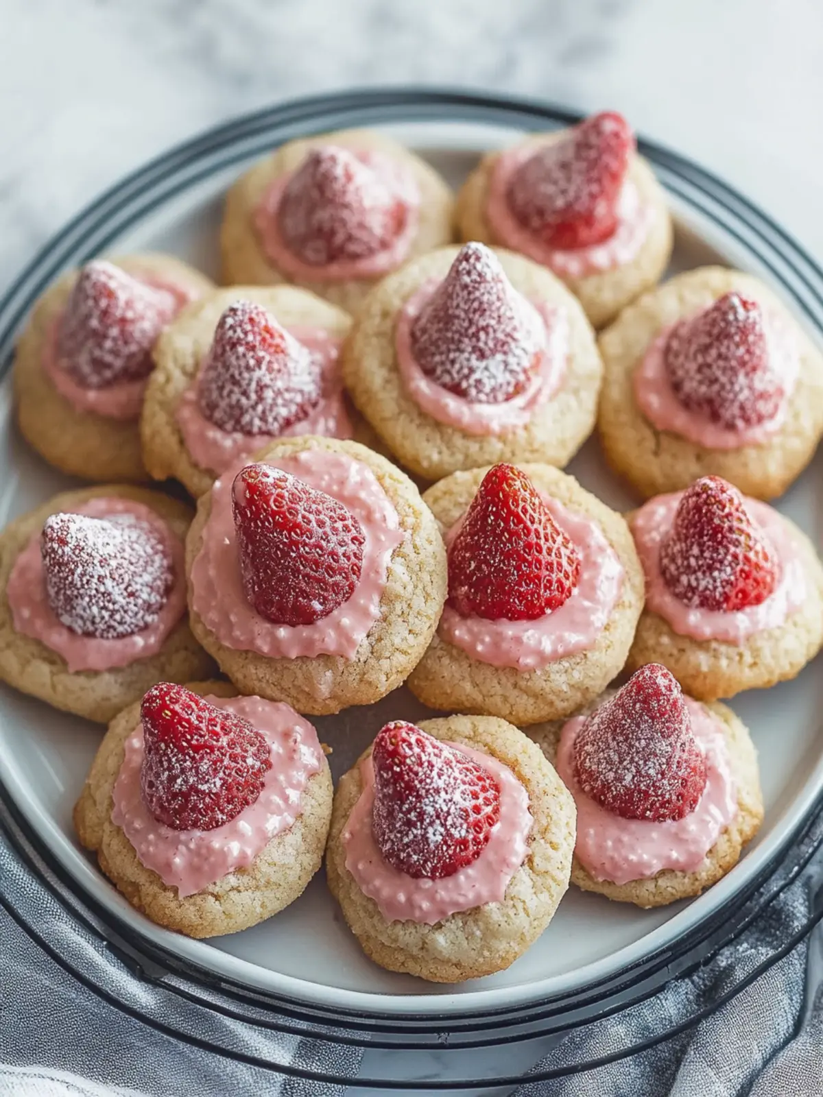 Delicious Strawberry Kiss Cookies for Your Sweet Celebrations 5 Strawberry Kiss Cookies