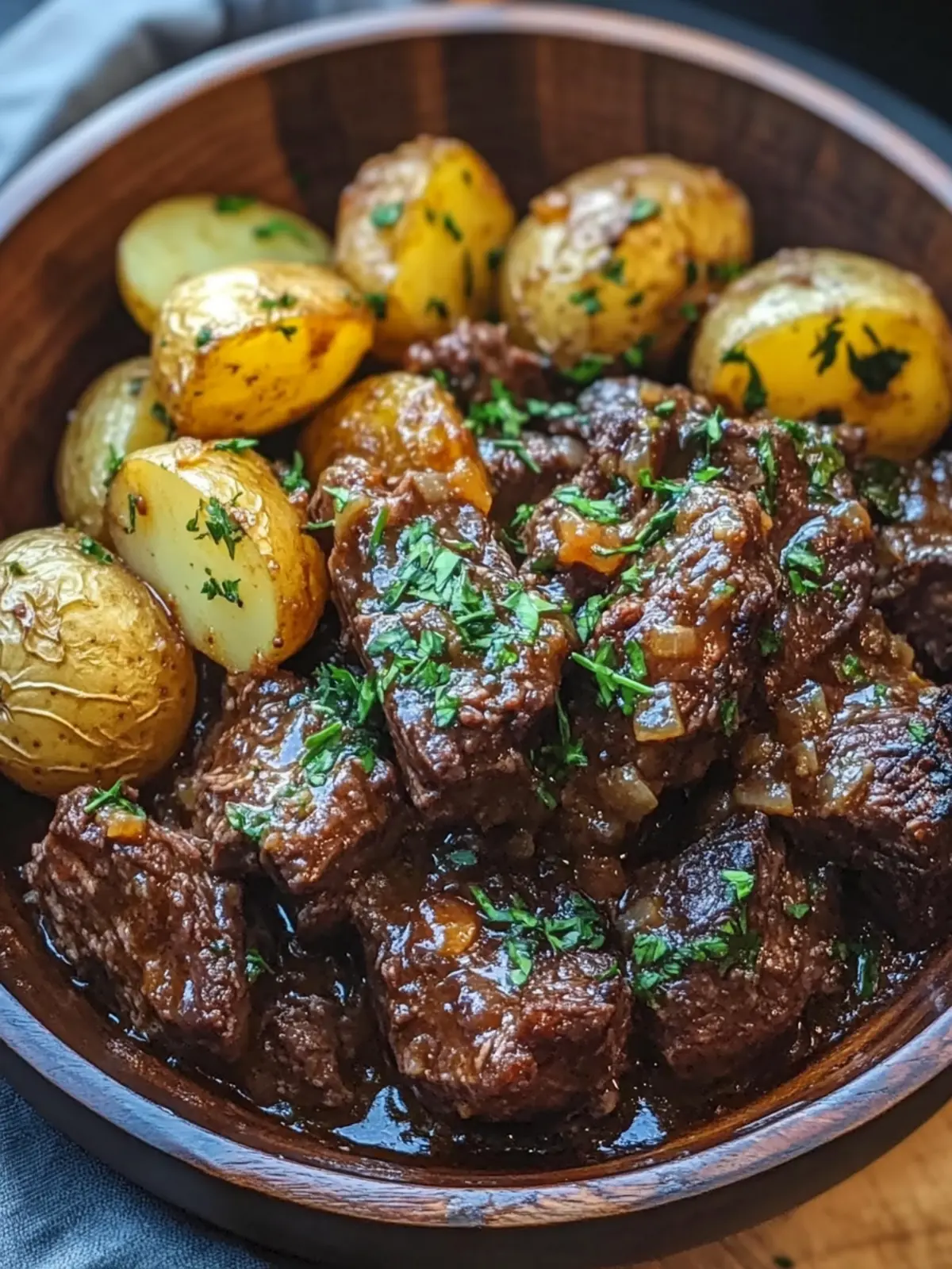 Slow Cooker Garlic Butter Beef with Potatoes—Easy Comfort Meal 2 Slow Cooker Garlic Butter Beef with Potatoes