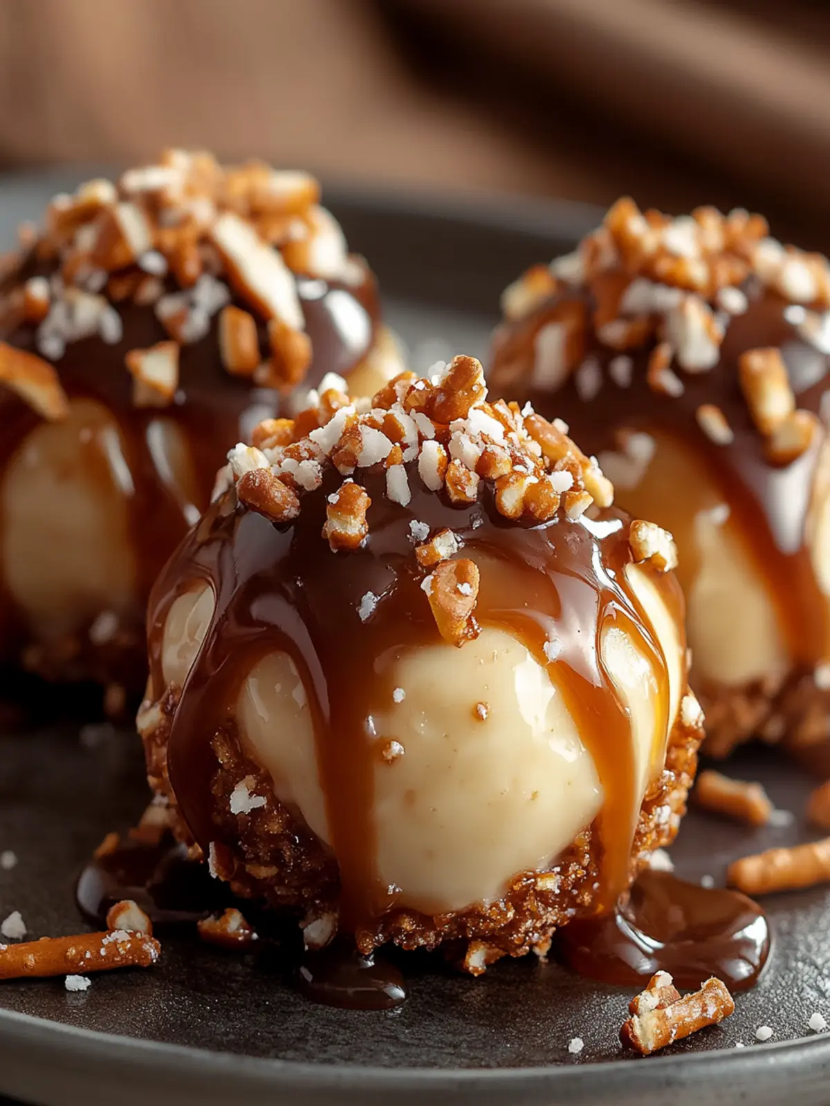 5 Irresistible Salted Caramel Pretzel Cheesecake Balls You’ll Love 3 5 Irresistible Salted Caramel Pretzel Cheesecake Balls