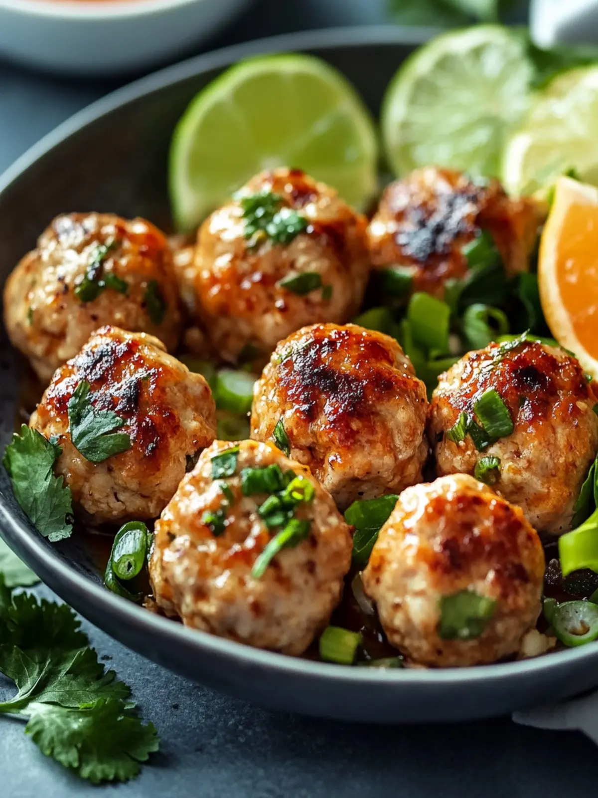 Juicy Thai Chicken Meatballs You'll Crave Weekly for Dinner 2 Juicy Thai Chicken Meatballs You’ll Crave Weekly