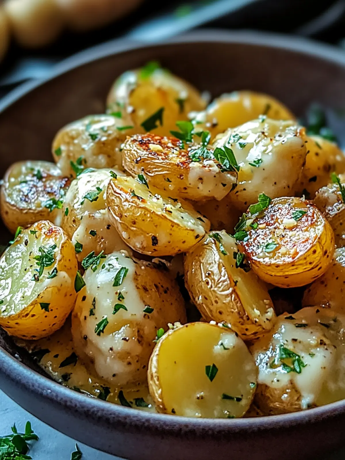 Creamy Garlic Baby Potatoes That Steal the Show at Dinner 3 Creamy Garlic Baby Potatoes