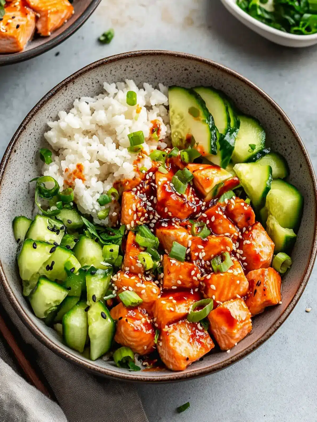 Honey Sriracha Salmon Bowls for a Flavor-Packed Dinner 5 Honey Sriracha Salmon Bowls