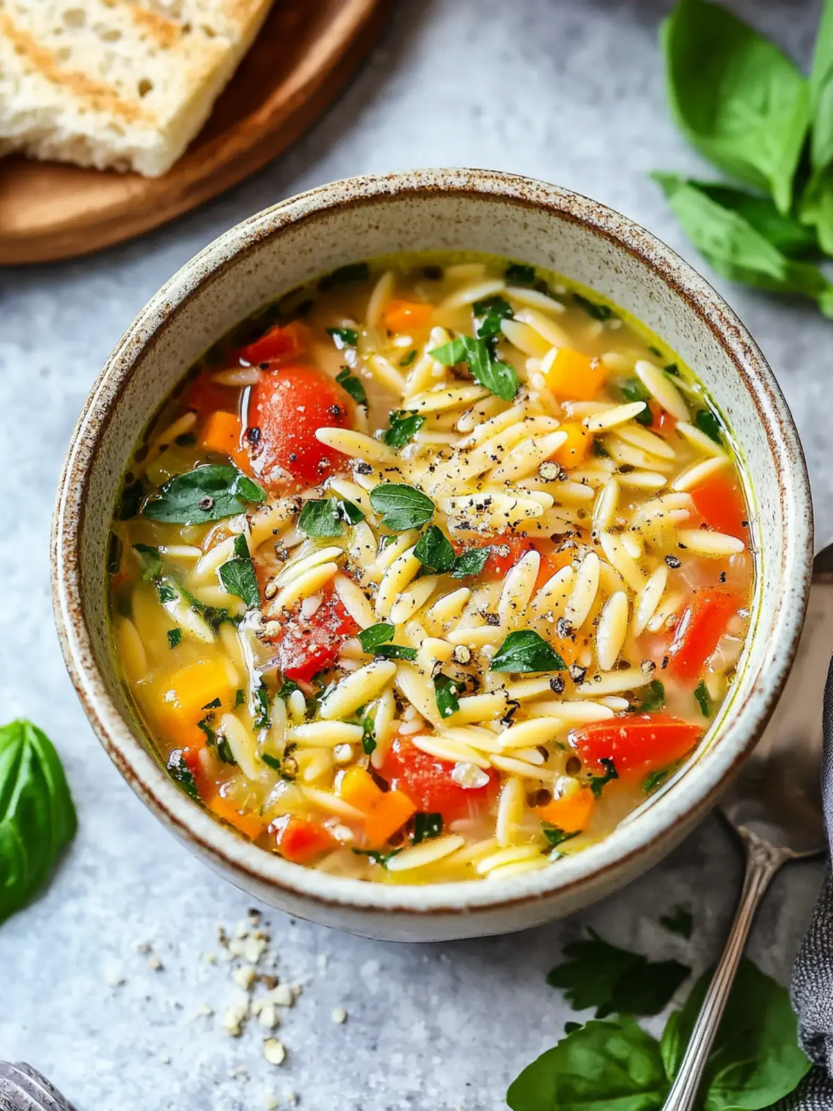 Mediterranean Orzo Soup: A Heartwarming Bowl of Flavor 5 Mediterranean Orzo Soup