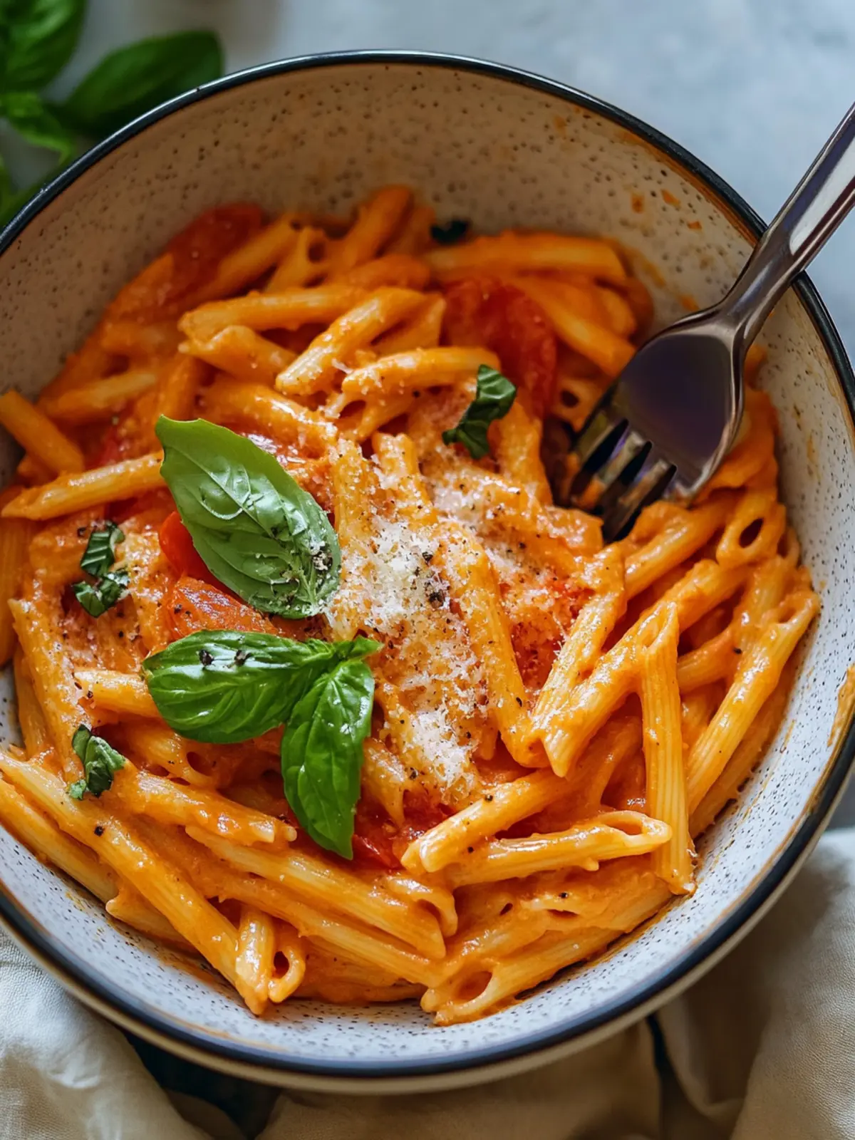 Vegan Creamy Tomato Pasta with Coconut Milk in 30 Minutes 4 Vegan Creamy Tomato Pasta with Coconut Milk