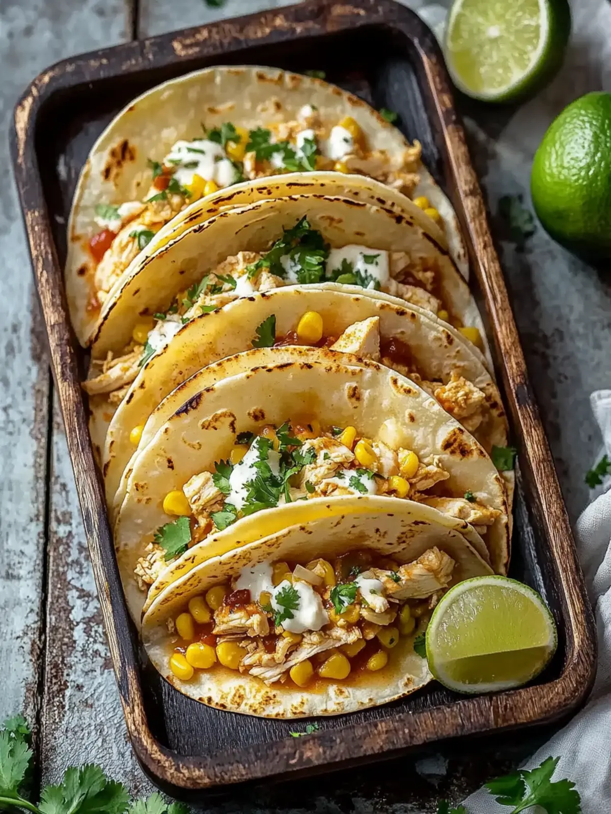 Corn Tortilla White Chicken Chili Tacos for Cozy Nights 3 Corn Tortilla White Chicken Chili Tacos