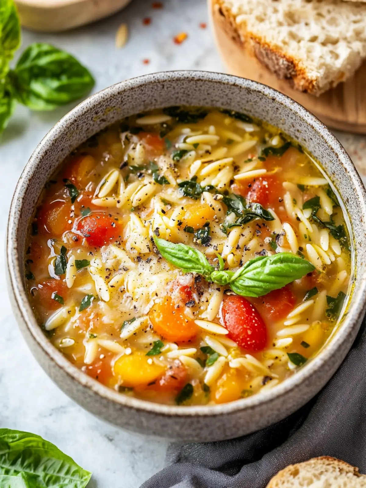 Mediterranean Orzo Soup: A Heartwarming Bowl of Flavor 2 Mediterranean Orzo Soup
