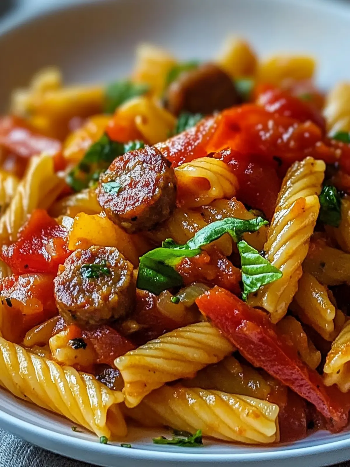 Sweet Pepper Sausage Pasta: One-Pan Wonder for Busy Nights 2 Sweet Pepper Sausage Pasta