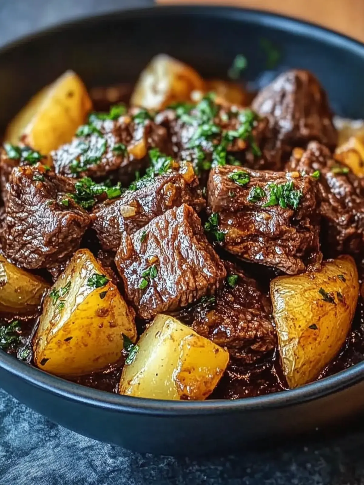 Slow Cooker Garlic Butter Beef with Potatoes—Easy Comfort Meal 4 Slow Cooker Garlic Butter Beef with Potatoes