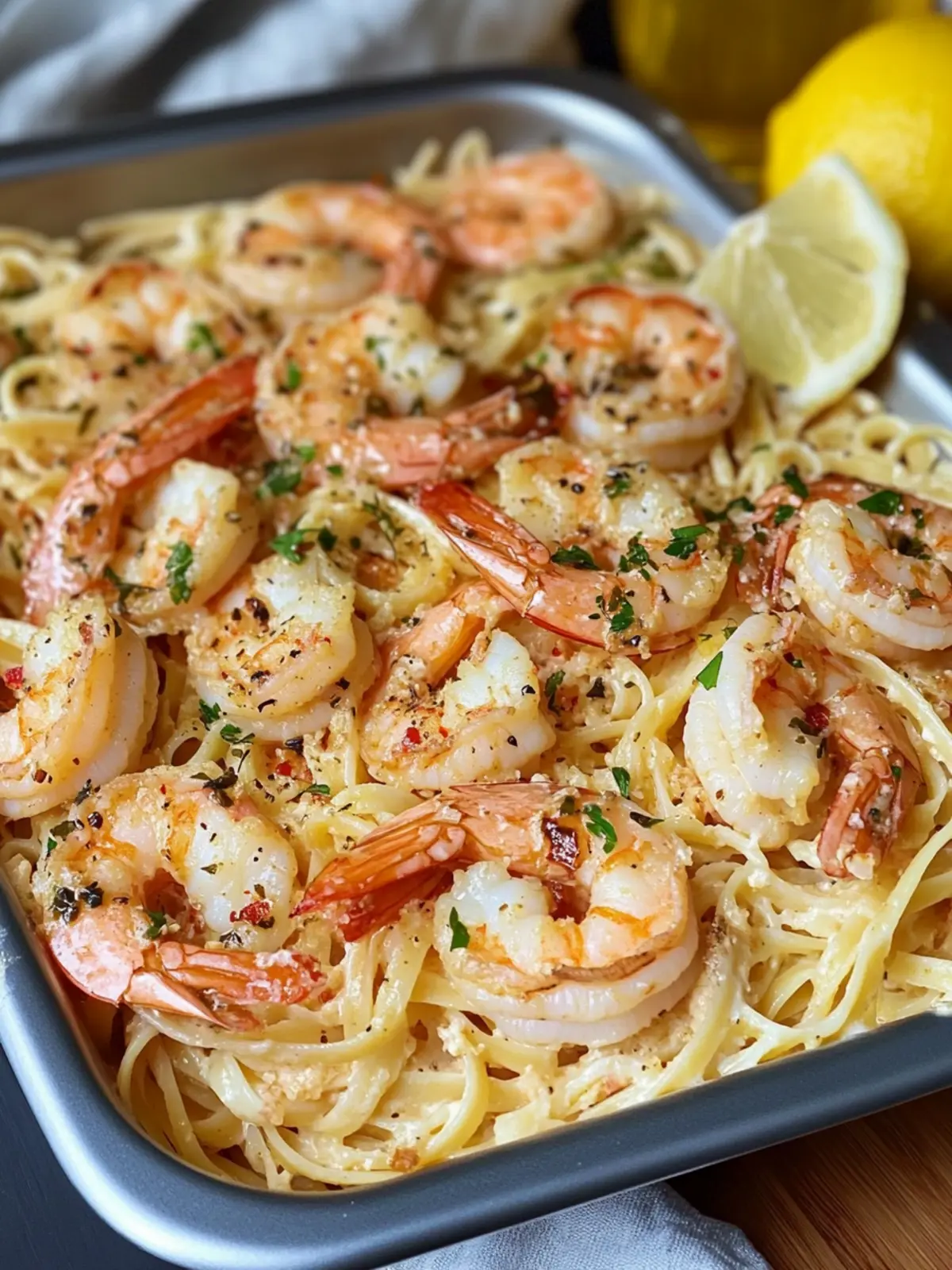 Delicious Copycat Cheesecake Factory Shrimp Scampi Linguine at Home 4 Copycat Cheesecake Factory Shrimp Scampi Linguine
