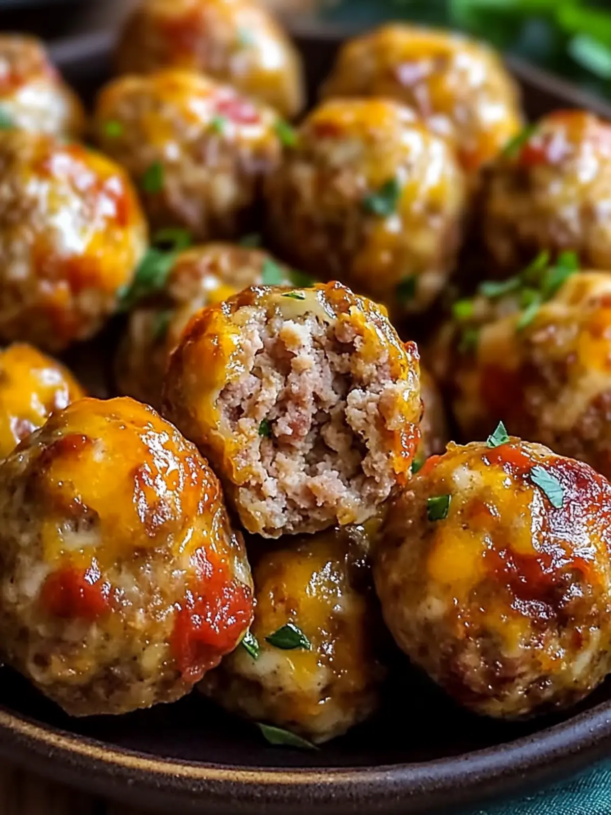 Spicy Cream Cheese Sausage Balls with Rotel for Quick Bites 3 Spicy Cream Cheese Sausage Balls with Rotel