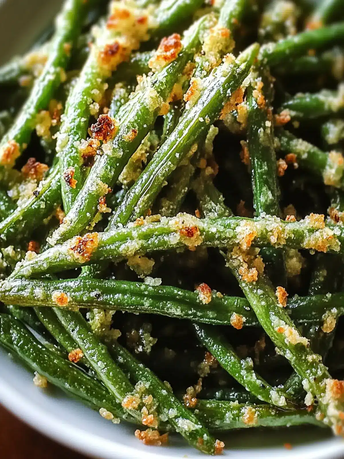 Crispy Garlic Parmesan Roasted Green Beans You’ll Love 2 Crispy Garlic Parmesan Roasted Green Beans