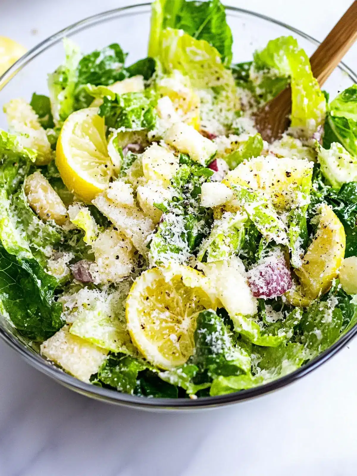 Zesty 5-Minute Lemon Parmesan Lettuce Salad You'll Love 4 5-Minute Lemon Parmesan Lettuce Salad