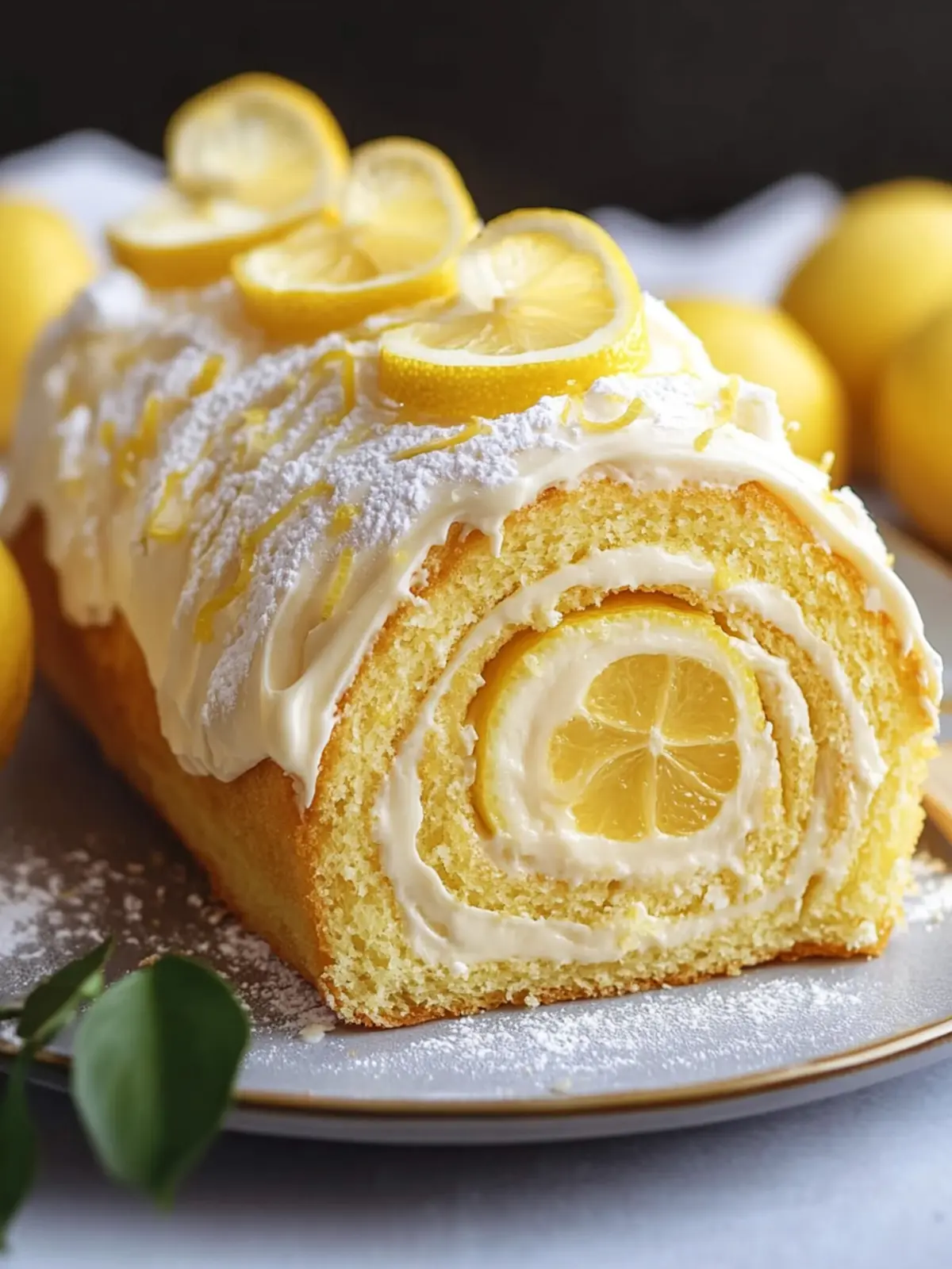 Irresistible Lemon Cream Swiss Roll: Brighten Up Your Dessert 3 Lemon Cream Swiss Roll