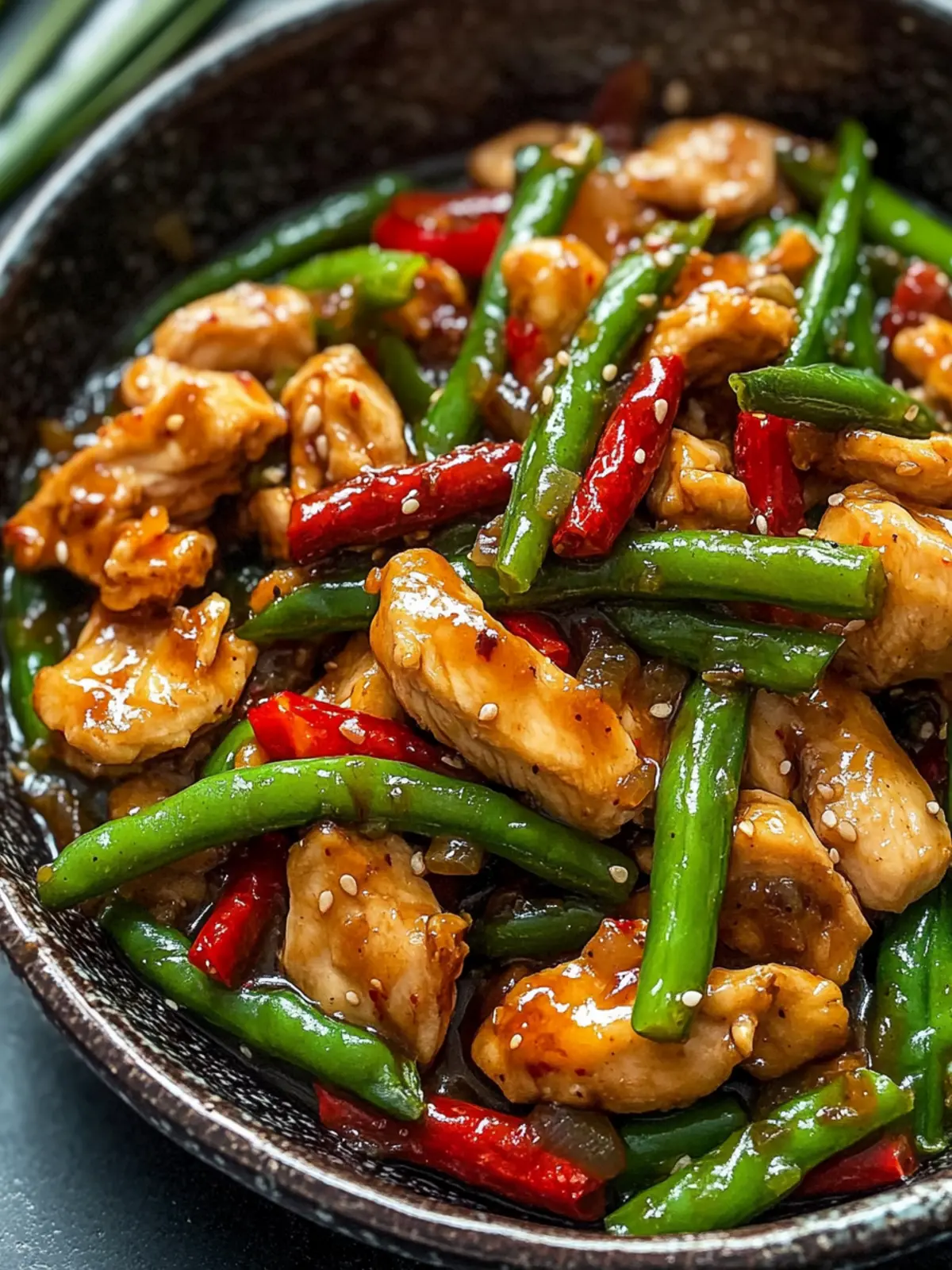 Savory Chicken and Green Bean Stir Fry in 30 Minutes 4 Chicken and Green Bean Stir Fry