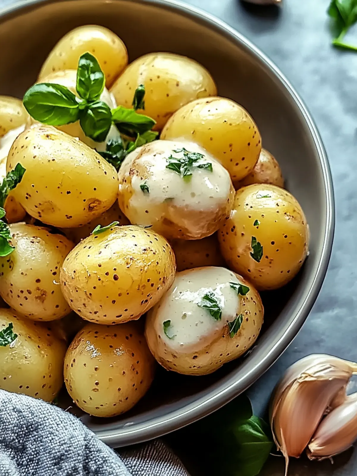 Creamy Garlic Baby Potatoes That Steal the Show at Dinner 5 Creamy Garlic Baby Potatoes