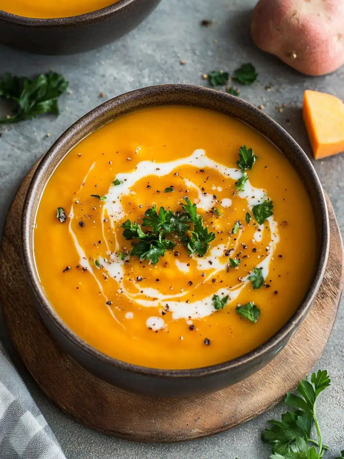 Warm Up with Creamy Pumpkin and Sweet Potato Soup Delight 4 Pumpkin and Sweet Potato Soup