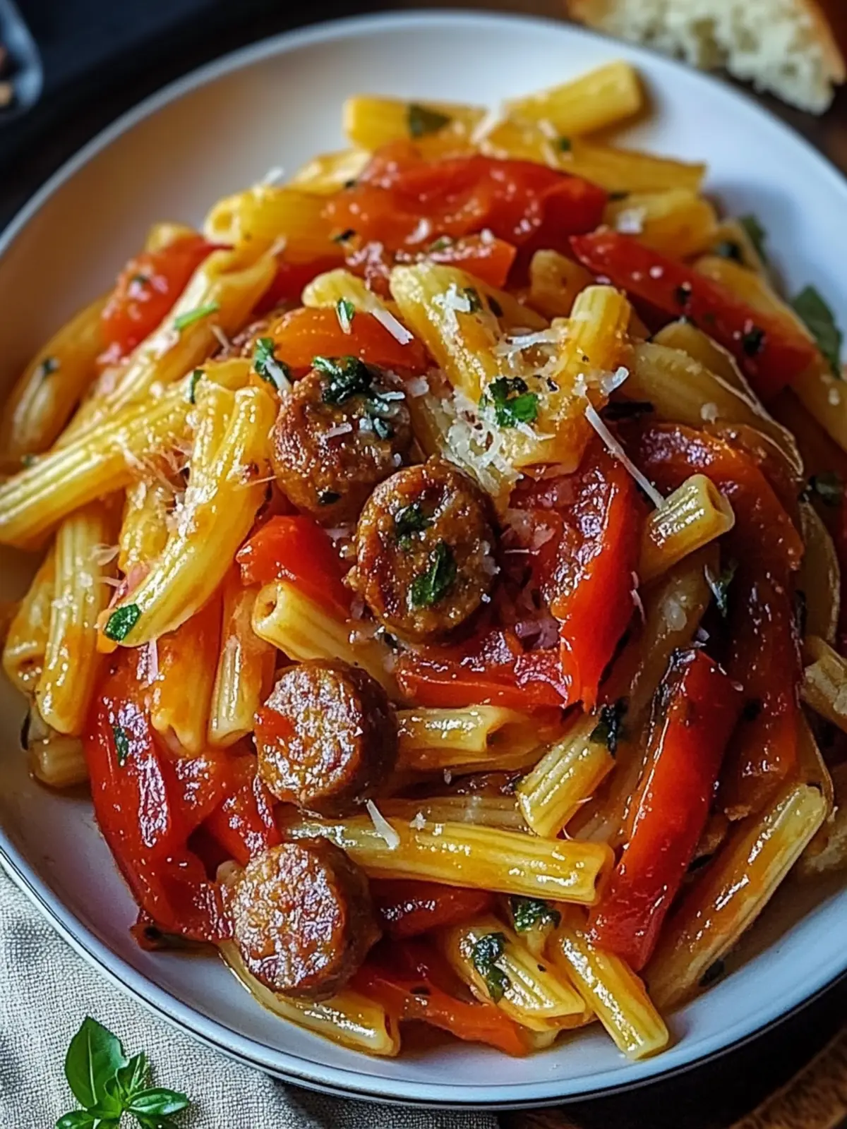 Sweet Pepper Sausage Pasta: One-Pan Wonder for Busy Nights 4 Sweet Pepper Sausage Pasta