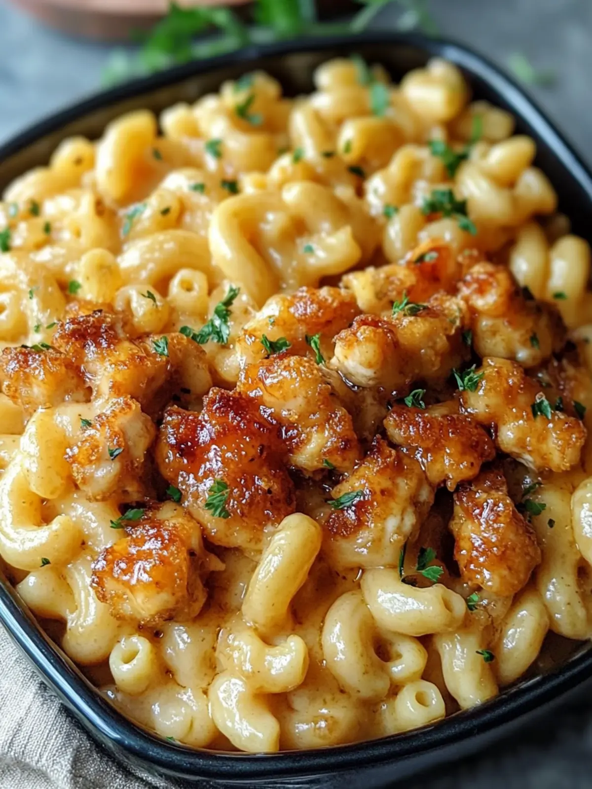 Delicious Easy Honey Garlic Butter Chicken Mac & Cheese Recipe 2 Easy Honey Garlic Butter Chicken Mac & Cheese