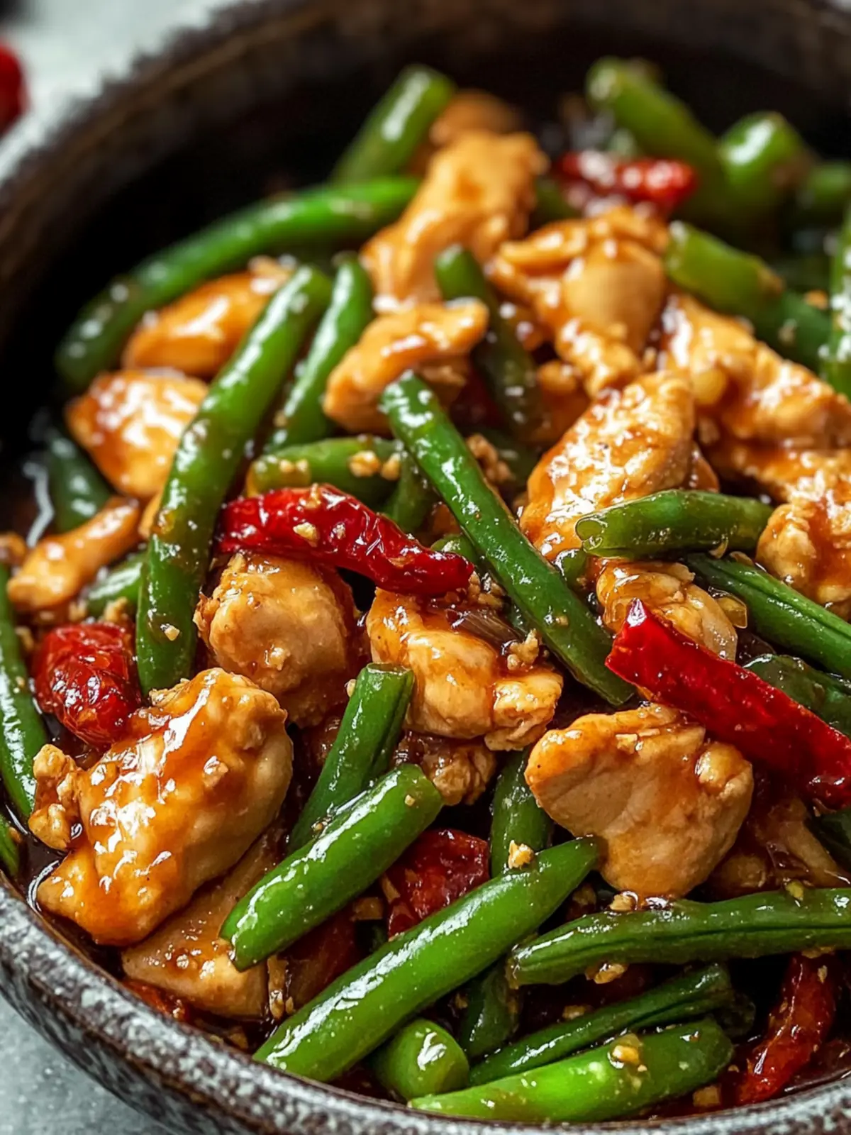 Savory Chicken and Green Bean Stir Fry in 30 Minutes 2 Chicken and Green Bean Stir Fry