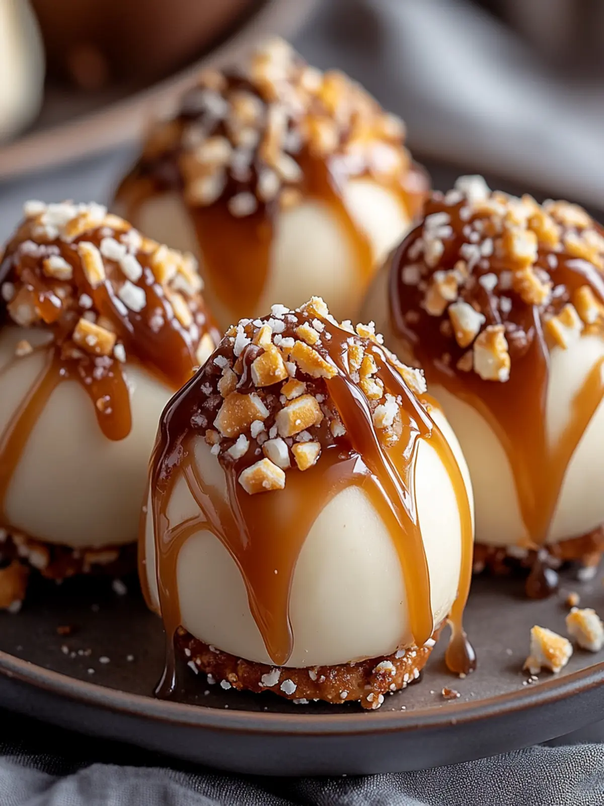 5 Irresistible Salted Caramel Pretzel Cheesecake Balls You’ll Love 2 5 Irresistible Salted Caramel Pretzel Cheesecake Balls