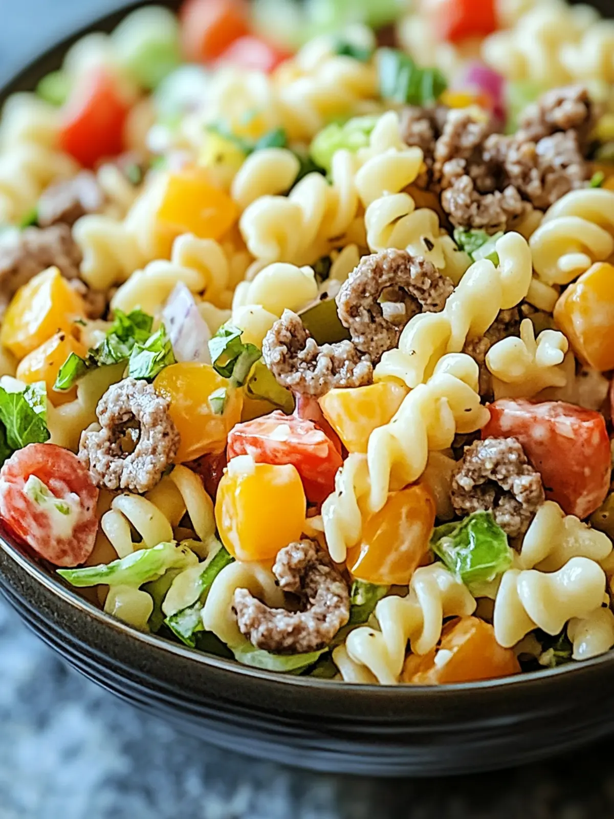 Big Mac Pasta Salad Recipe: Your New Favorite Summer Dish 2 Big Mac Pasta Salad Recipe