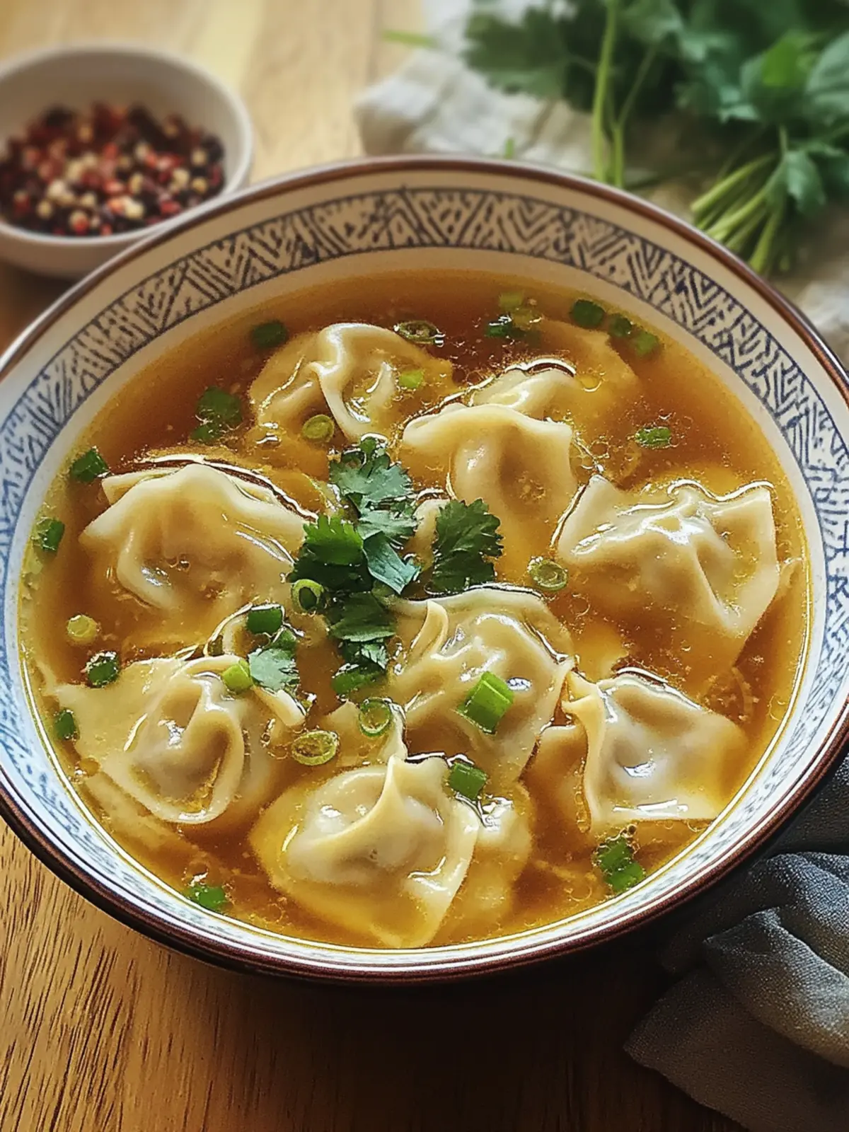 Savory Wonton Soup Recipe with Pork and Shrimp Delight 2 Wonton Soup Recipe
