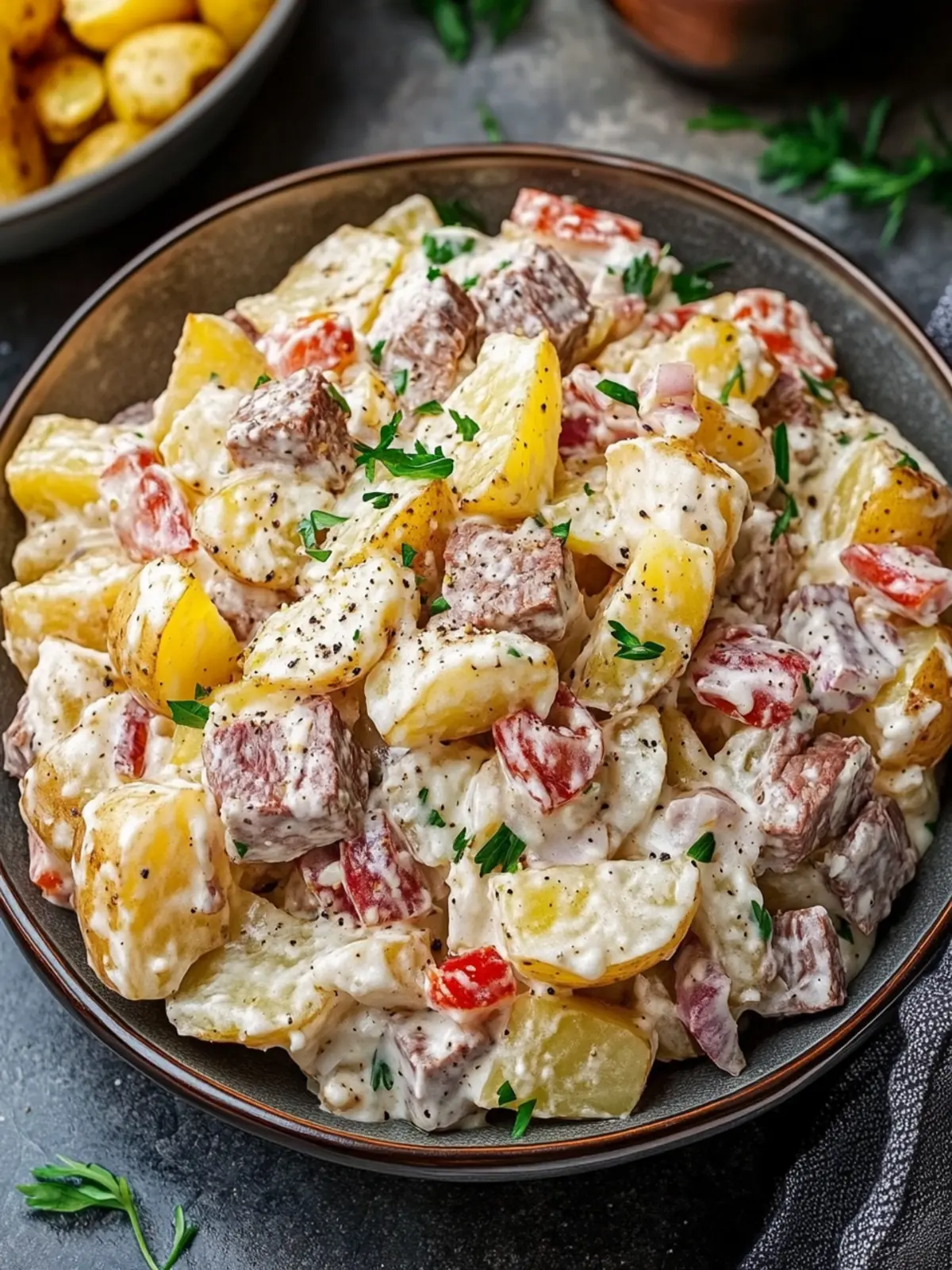 Ultimate Steakhouse Potato Salad Loaded with Flavor and Fun 5 Steakhouse Potato Salad
