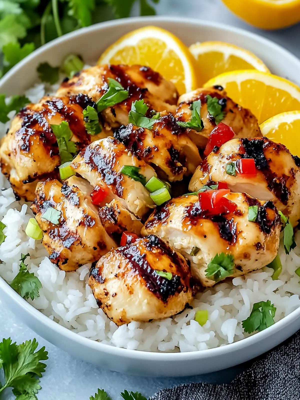 Tropical Hawaiian Chicken with Creamy Coconut Rice Bliss 4 Hawaiian Chicken with Coconut Rice