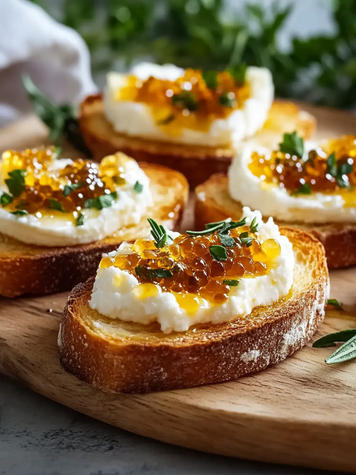 Whipped Feta Crostini with Hot Honey: A Flavor Explosion 2 Whipped Feta Crostini with Hot Honey
