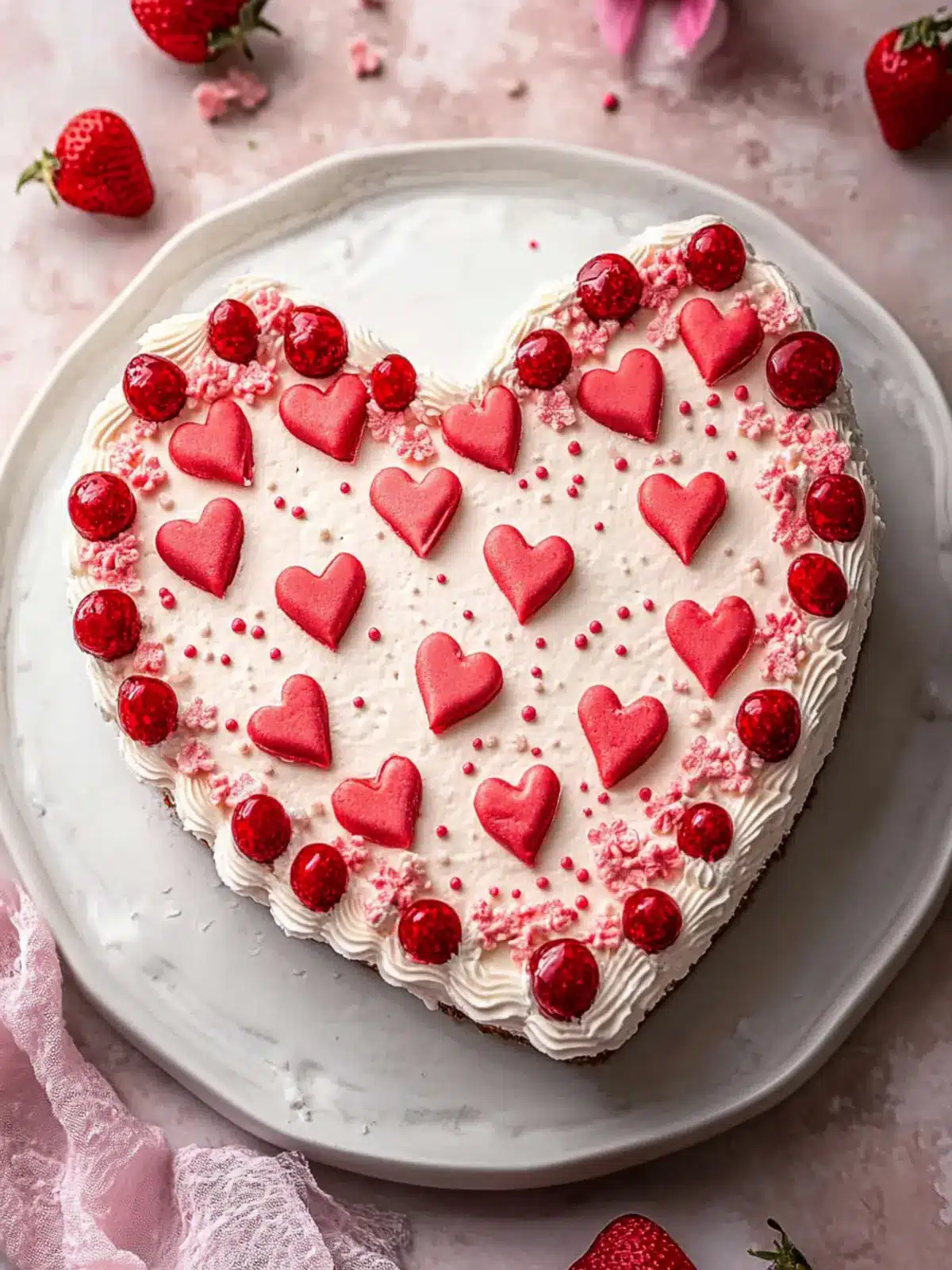 Create a Loving Heart Shaped Cake for a Sweet Valentine’s Day 4 Heart Shaped Cake
