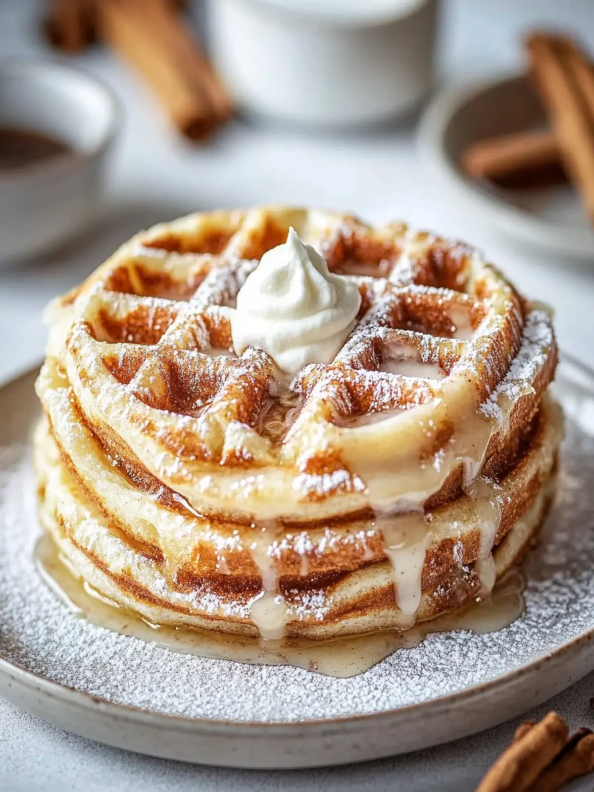 Cinnamon Roll Chaffles: Your New Favorite Low-Carb Breakfast 2 Cinnamon Roll Chaffles