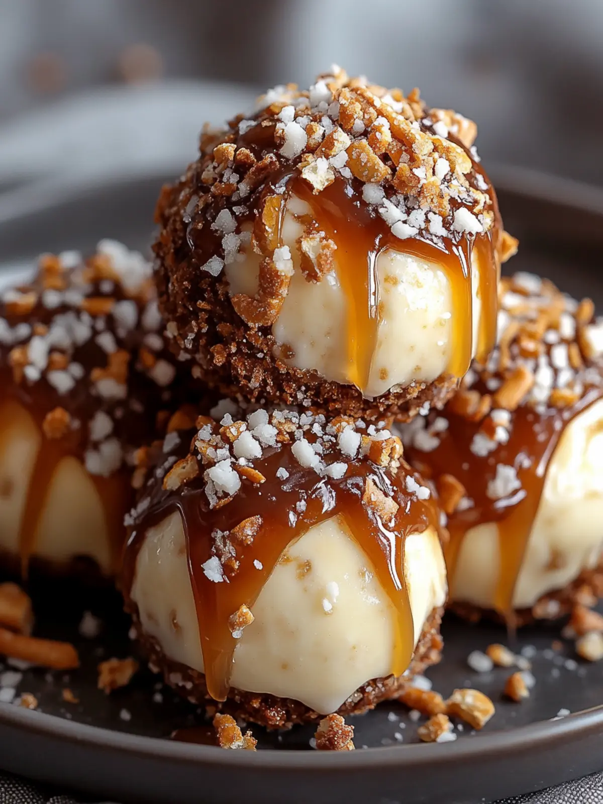 5 Irresistible Salted Caramel Pretzel Cheesecake Balls You’ll Love 4 5 Irresistible Salted Caramel Pretzel Cheesecake Balls
