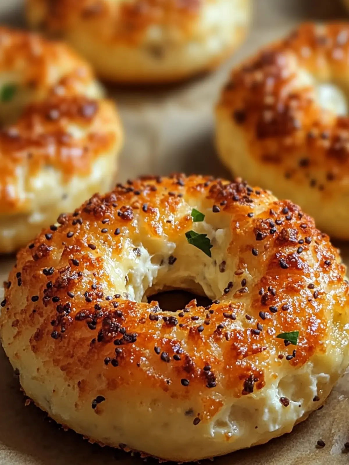 Garlic-Parmesan Cottage Cheese Bagels You'll Crave Daily 3 Garlic-Parmesan Cottage Cheese Bagels