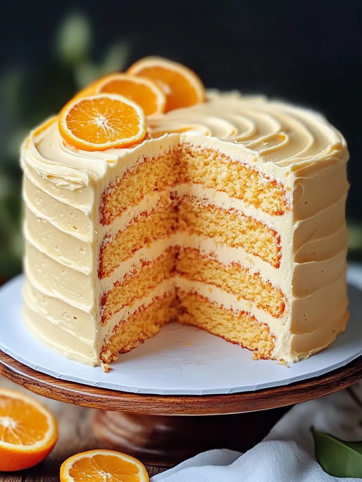 Zesty Orange Velvet Cake with Creamy Orange Frosting Delight 4 Orange Velvet Cake with Orange Cream Cheese Frosting