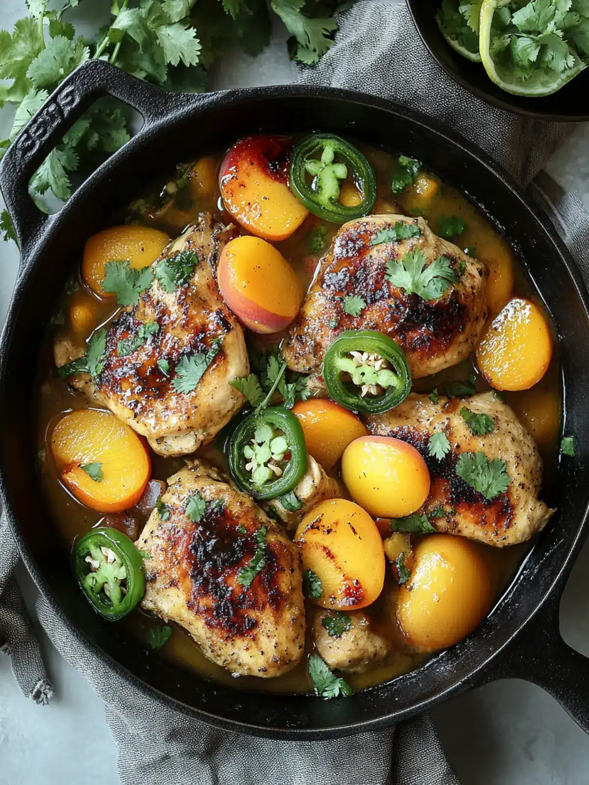 Jalapeno Peach Chicken: Sweet & Spicy Grilled Delight 3 Jalapeno Peach Chicken