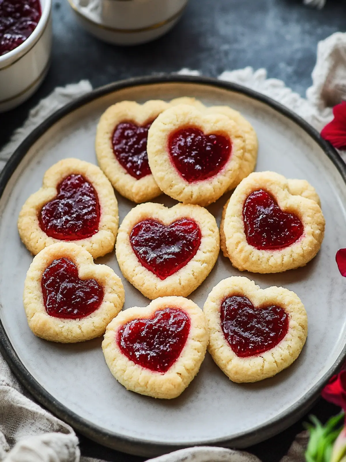 Heart Jam Cookies That Melt in Your Mouth with Love 5 Heart Jam Cookies