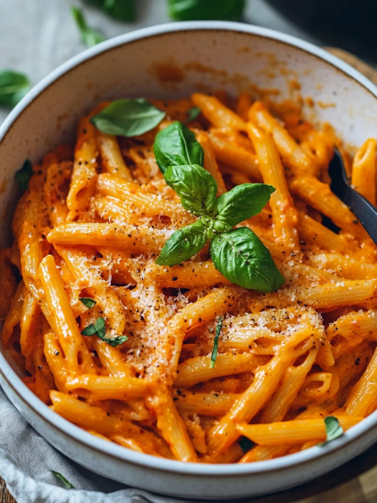 Vegan Creamy Tomato Pasta with Coconut Milk in 30 Minutes 3 Vegan Creamy Tomato Pasta with Coconut Milk