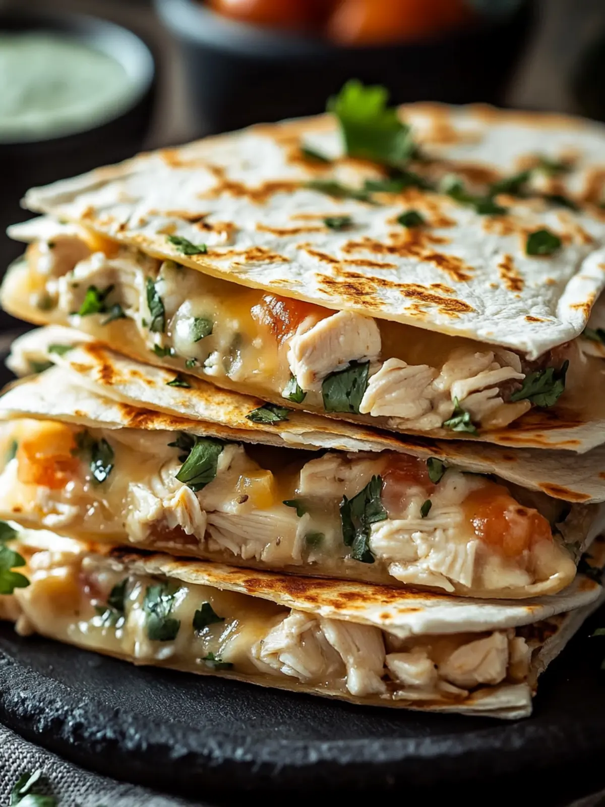 Satisfy Cravings with High-Protein Chicken Ranch Quesadilla 2 High-Protein Chicken Ranch Quesadilla