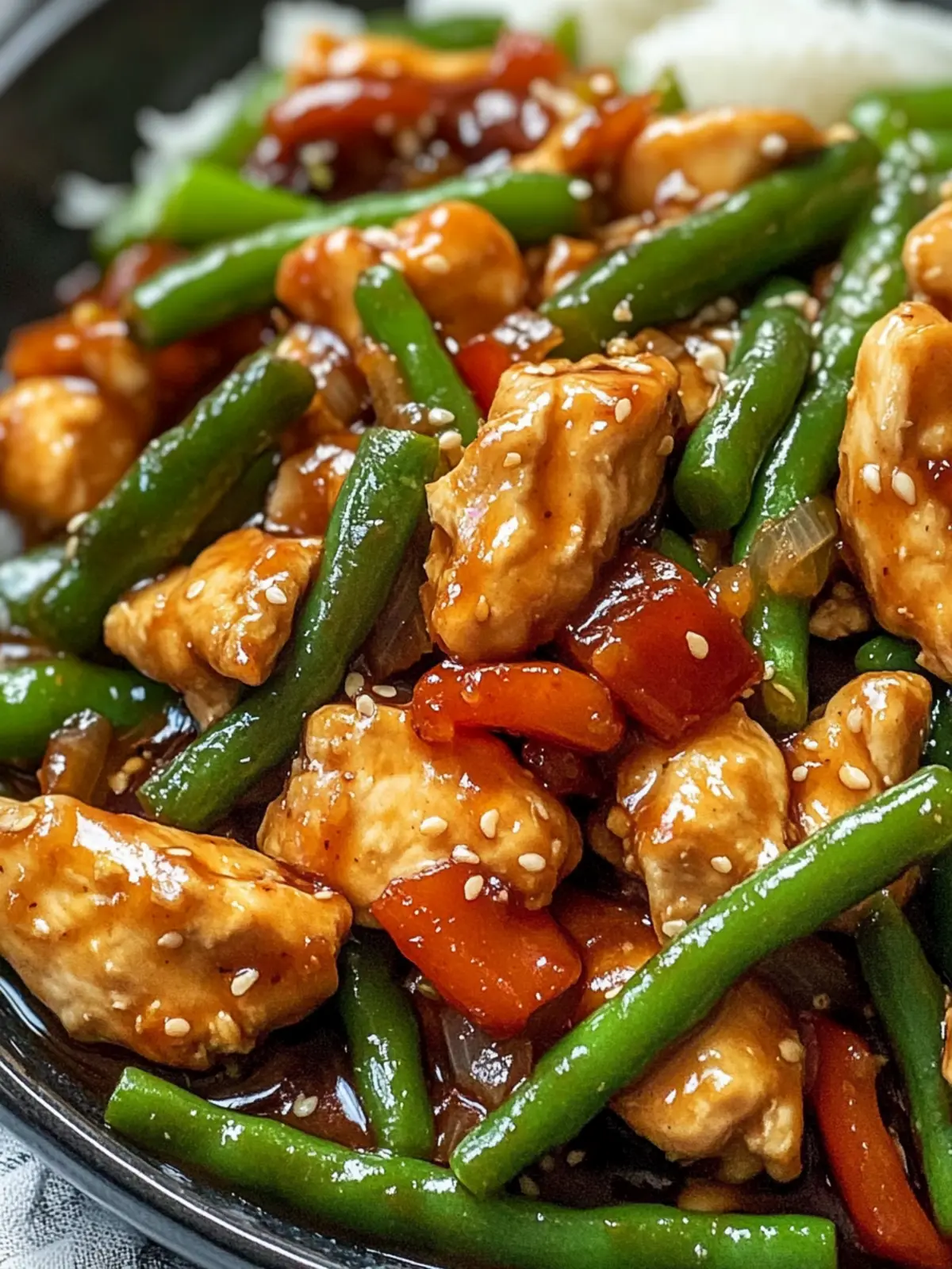 Savory Chicken and Green Bean Stir Fry in 30 Minutes 3 Chicken and Green Bean Stir Fry