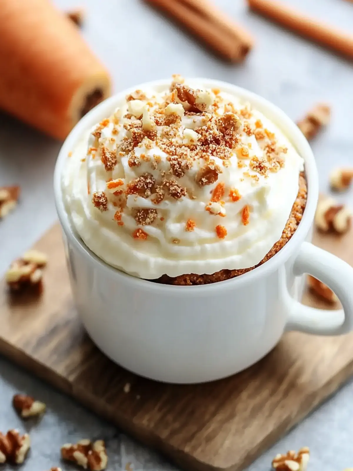 Savor This 5-Minute Keto Carrot Cake Mug Cake Bliss Today 3 5-Minute Keto Carrot Cake Mug Cake